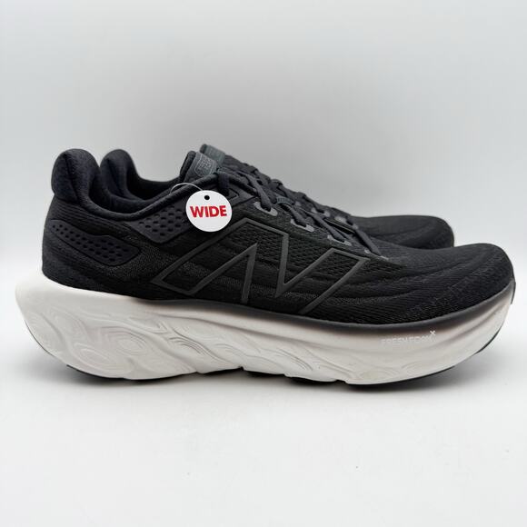 New Balance Womens Fresh Foam X 1080v13 Sneakers US 12 Wide Black Athletic EUC - Picture 3 of 14